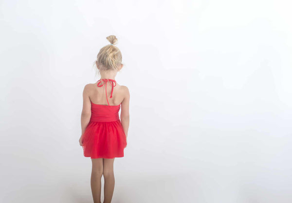 Halter Tutu Dress | Red