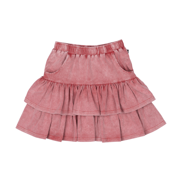 RED GRUNGE SKIRT | ROCK YOUR BABY