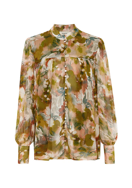 ABSTRACT BOTANICA BLOUSE | MINISTRY OF STYLE