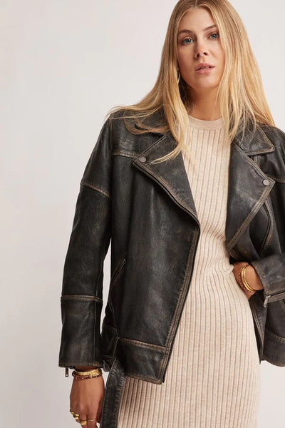 DRIFTER LEATHER JACKET | MINISTRY OF STYLE