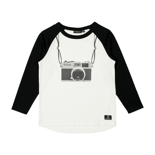 SAY CHEESE LONG SLEEVE BOXY FIT T-SHIRT | ROCK YOUR BABY