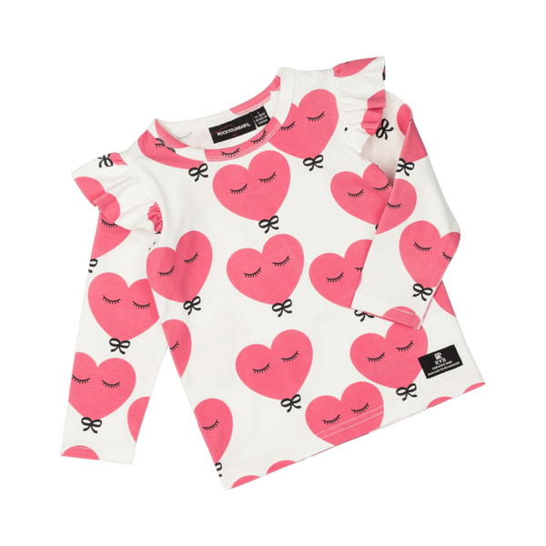 PINK HEART BABY T-SHIRT | ROCK YOUR BABY