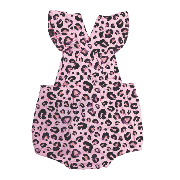 Rock Your Baby | Pink Leopard Romper